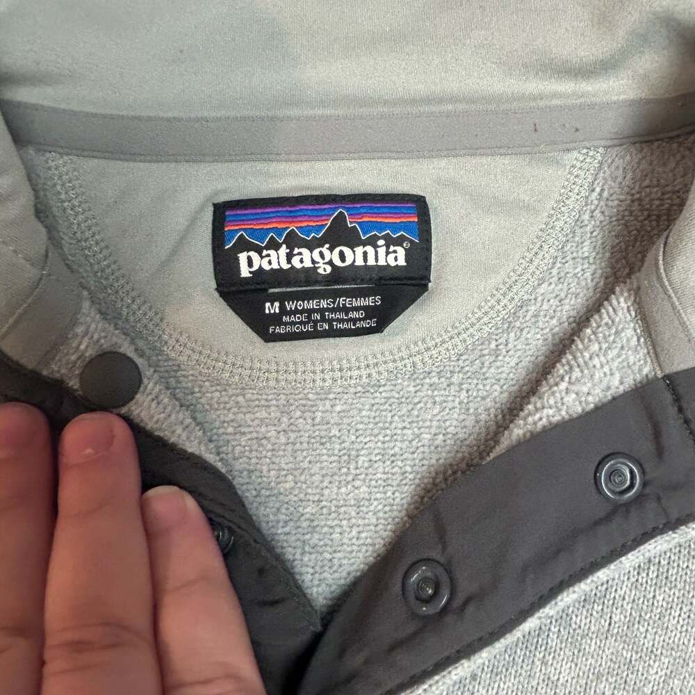 Patagonia Women's Snap-T Fleece Pullover Gray Size M